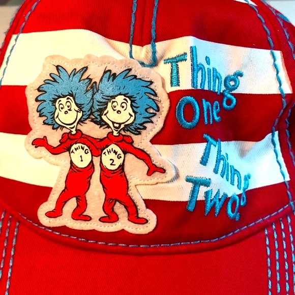 Universal Studios Thing One Thing Two Baseball Cap - Picture 9 of 12